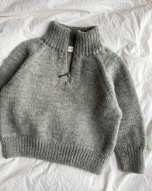PetiteKnit - Zipper Sweater Light - Junior